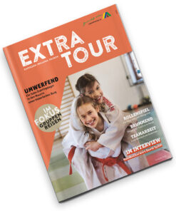 Titelabbildung des DJH-Mitgliedermagazins Extratour für Gruppen Ausgabe 3-2025