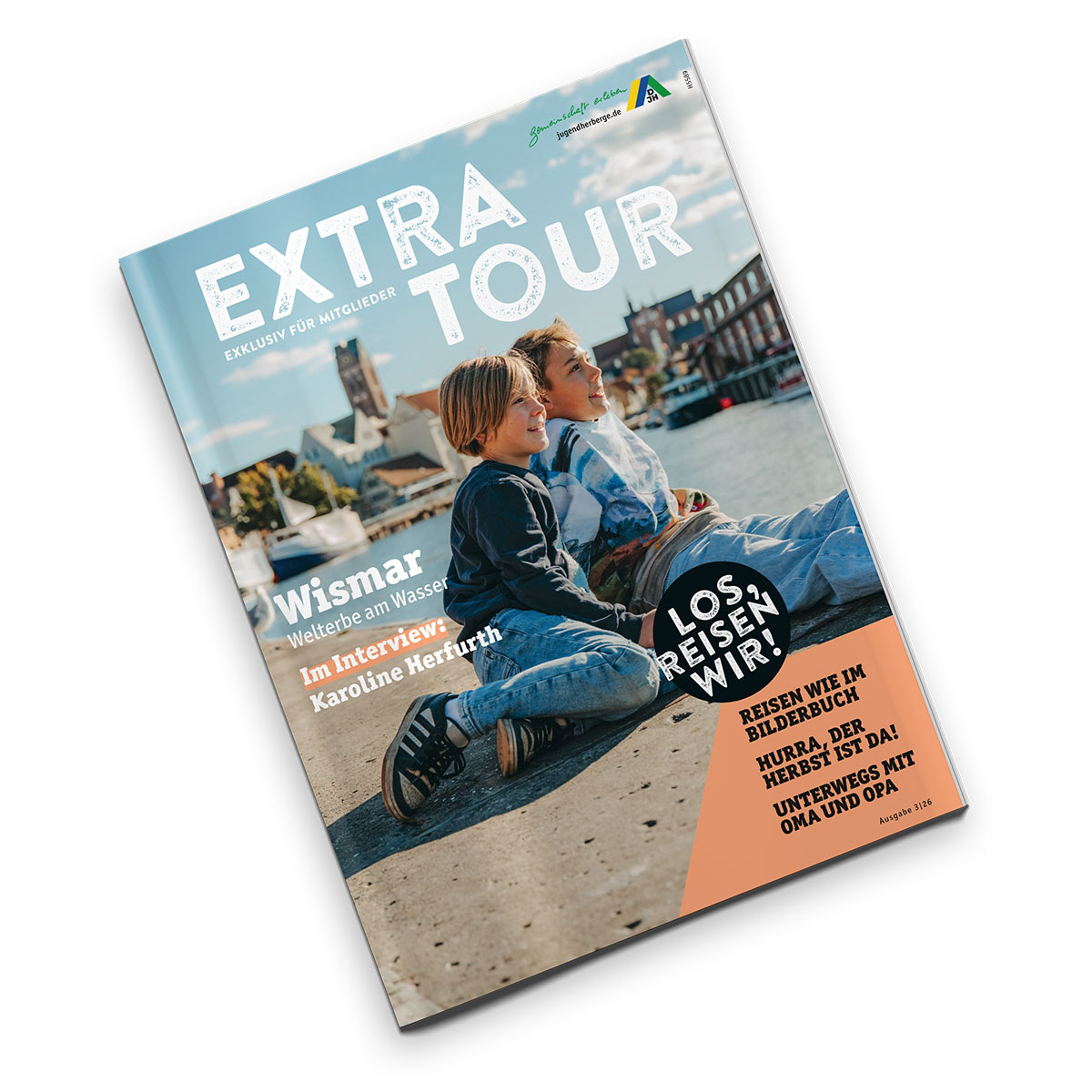 Titelabbildung DJH-Mitgliedermagazin Extratour Ausgabe 3-2026